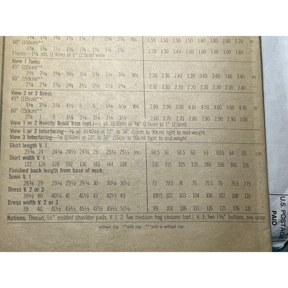 Reader Mail Sewing pattern 5755 Coat dress Drop waist skirt size 8-14 - Picture 6 of 6